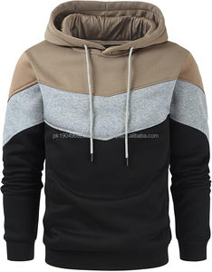 OEM Custom Heavyweight Pullover <b>Hoodie</b> For <b>Men</b> <b>Oversized</b> Loose Terry Cotton Drop Shoulder Panel Long Sleeve For Autumn Season - Product Image 1
