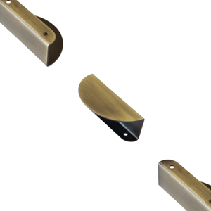 Poignée de tiroir moderne en alliage de zinc demi-lune pour armoire, commode, chambre, cuisine, salle de bain, coiffeuse, penderie - Product Image 4