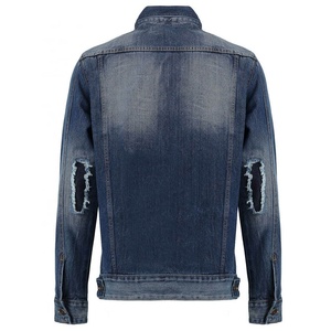 Custom Design Wholesale Street Wear Fashion Breathable High Quality Vintage 100% Cotton Embroidered Spring <b>Men</b> <b>Denim</b> <b>Jacket</b> - Product Image 6