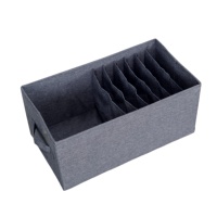 MA42 boîte de rangement pliable en tissu avec 12 compartiments organisateurs de tissu organisateur de placard