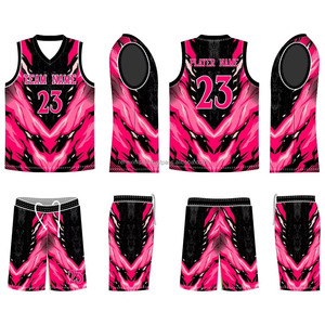 Uniformes de basket-ball en maille vintage pour filles ensembles de maillots/shorts respirants à impression numérique personnalisés pour équipes féminines - Product Image 4