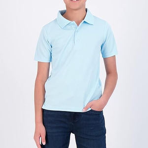 Camiseta Polo para Hombre OEM, Logotipo Personalizado, Diseño Sólido de Verano, 100% Algodón, Tejido de Punto Antiarrugas, MOQ Bajo, Manga Corta - Product Image 2