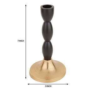 Black & <b>Gold</b> Aluminum Candle Holder For Home Wedding Decoration In Customize Size Eco Friendly Durable Candle Stand - Product Image 3