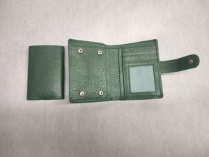 Wholesale Supply Short <b>Men's</b> <b>Wallet</b> Card Cash Holders <b>Metal</b> Push Button Popup Genuine Leather Vintage Hasp Close RFID India 2026 - Product Image 2