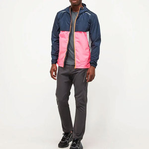 Veste coupe-vent légère pour homme, col montant, respirante, imperméable, réversible, écologique, avec option de fermeture avant, dernier style - Product Image 2