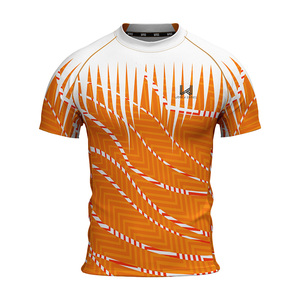 Camiseta Deportiva de Compresión Ligera sin Costuras Delanteras Personalizada para Hombre, de Secado Rápido, Alta Elasticidad, Ajuste Ceñido, para Yoga y Gimnasio - Product Image 2
