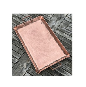 Indian Product Natural Copper <b>Tray</b> Wholesale Price Food <b>Storage</b> <b>Tray</b> Hot Sale Handmade Product Top Seller - Product Image 2