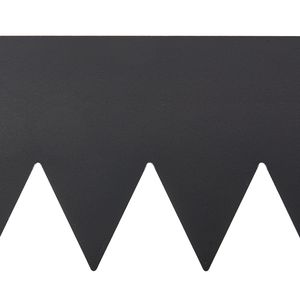 Bordatura per Giardino in Acciaio Antiruggine 40 x 12, Bordo Metallico Resistente Pieghevole, Confezione da 4 per Prati e Giardini - Product Image 2