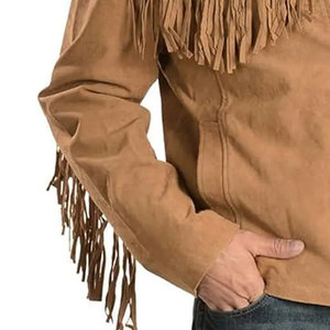 Men New Arrival <b>Suede</b> Leather Western Leather <b>Jacket</b> Street Style Hot Sale Customized <b>Suede</b> Western <b>Jacket</b> Biker Type Men - Product Image 5