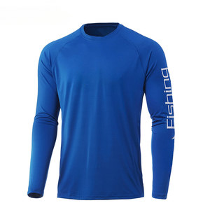 Men's O-Neck Regular Fit Long Sleeve Knitted Solid Printed <b>T</b>-<b>shirt</b> Front Logo Quick Dry Breathable <b>Fishing</b> Hiking - Product Image 3