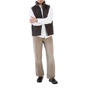 Mens Quilted Puffer Vest Winter Warm Sleeveless Jacket Lightweight Body <b>Warmer</b> Casual Outdoor Vest - Product Image 3