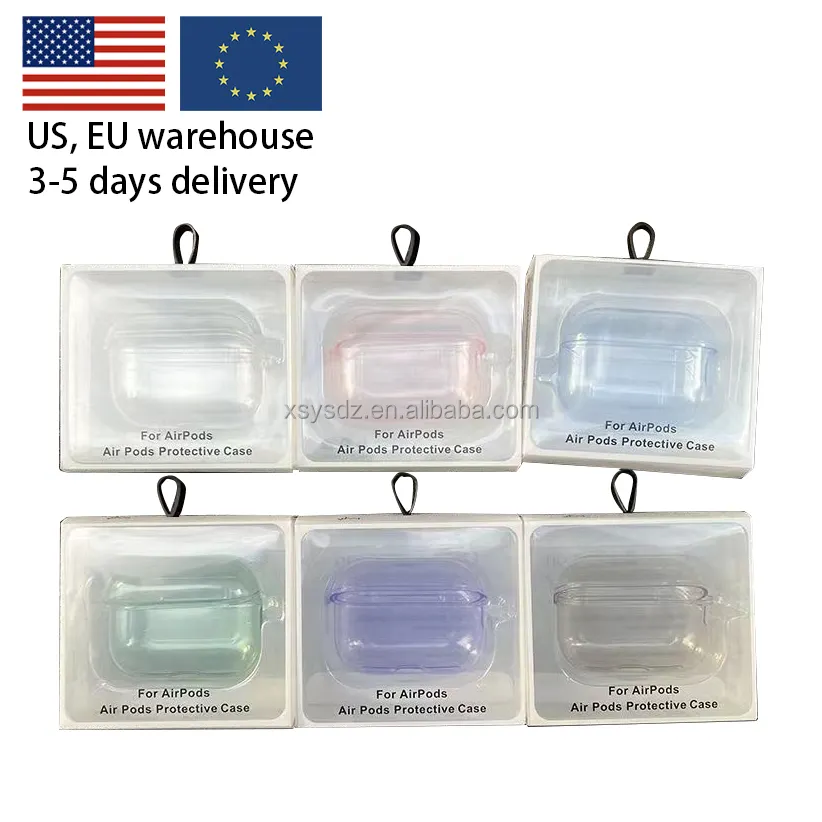 US EU stock adatto per airpods Pro2 Pro custodia protettiva in silicone per auricolari adatto per airpods 3 custodia protettiva