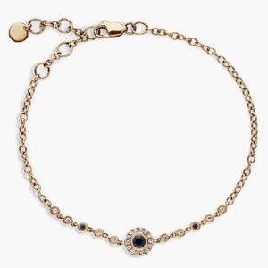 Bracelet élégant en moissanite et diamants, chaîne en argent sterling 925, bijoux de mode pour femmes, cadeau - Product Image 3