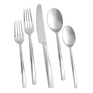 Juego de cubiertos de acero inoxidable de buena calidad, respetuoso con el medio ambiente, fácil de lavar, cubiertos reutilizables, estilo Indio Americano, pulido a mano especial - Product Image 5