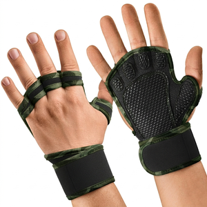 No Hand Fatigue Wholesale Custom Fitness Gym Gloves Anti <b>Slip</b> Weightlifting Gloves Breathable Workout Gloves With Wrist Support - Product Image 1