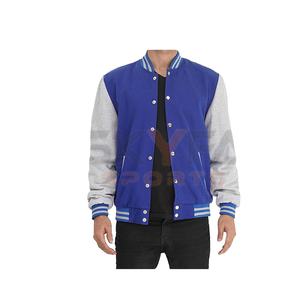 Veste homme hiver XL Varsity Bomber Flight Baseball à capuche col léger Letterman épaule manche - Product Image 1