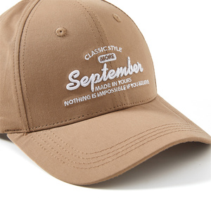 Gorras de Béisbol Deportivas Lisas con Visera Curva, Bordadas a Mano con Logotipo Personalizado, 100% Algodón Oxford Dobby, Venta al Por Mayor - Product Image 2