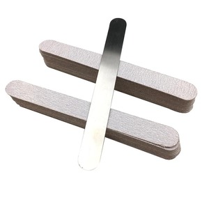 100pcs/lot Professional Double Sided Crystal Glass Nail <b>File</b> 100 Grit Reusable Sandpaper Nail Care Tool Color <b>Box</b> 25 - Product Image 4