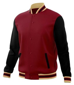 แจ็คเก็ตวาร์ซิตี้แบบใหม่สั่งทำได้ตามต้องการ ขายส่งสำหรับผู้หญิงและผู้ชาย แจ็คเก็ตหนาน้ำหนักมากพร้อมสีที่ปรับแต่งได้ - Product Image 2