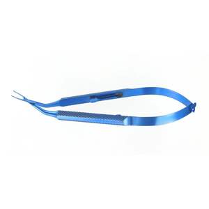 Inserteur en titane cranté et courbé, forceps chirurgical ophtalmique, instrument de microchirurgie oculaire - Product Image 5