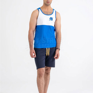 เสื้อกล้ามออกกำลังกายสำหรับผู้ชายเสื้อกล้ามระบายอากาศได้ดีเสื้อกีฬาลำลองน้ำหนักเบาสำหรับยิมวิ่งและกีฬากลางแจ้ง - Product Image 2