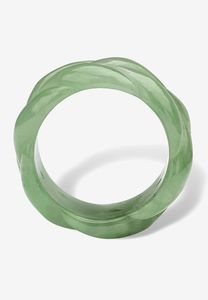 Handmade H a CRAFT Women's Classic Party <b>Resin</b> Bangles with Carved Floral Design - Product Image 3