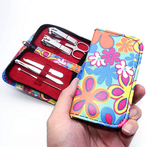 For Top Seller 7-21pcs Stainless Steel 4 in 1 <b>Nail</b> Clipper Mani Pedi <b>Kit</b> Professional Bag for Men and Women - Product Image 4