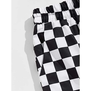 Shorts d'été décontractés pour hommes, taille élastique, coupe ample, cordon de serrage, légers, couleur kaki - Product Image 6