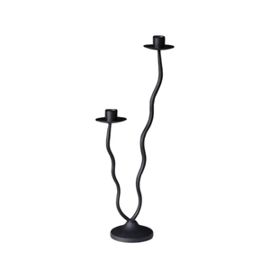 Modern Minimalist Metal Wire Christmas Tree Candle Holder Stand Festival Table Top Ornament <b>Pinecone</b> Berry Wreath LED Light - Product Image 5
