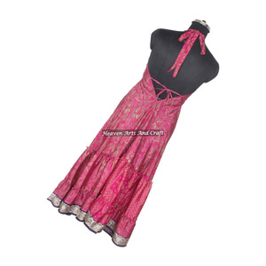 Hippy Boho 2026 Trending Casual Wear For Girl's Silk <b>Spaghetti</b> Dress Ladies Elegant Dinner Gown Sleeveless Evening Gowns Women's - Product Image 6