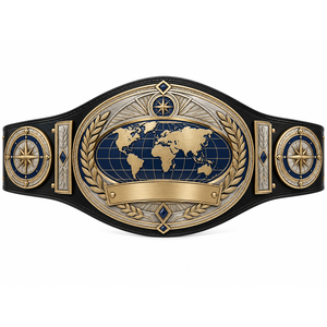 Cinturón de Campeonato Continental Atlas Compass Personalizado para Lucha Libre, Boxeo, MMA, Placas de Metal, Cuero PU, Logotipo Personalizado, Fabricación OEM - Product Image 2