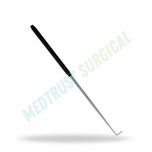 Gancho nervioso de 22 cm, instrumento quirúrgico para la columna vertebral, para la retracción de las raíces nerviosas lumbares y cervicales - Product Image 4