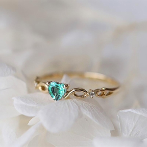 Luxury <b>Finger</b> Stylish 925 Sterling Silver <b>Rings</b> Women Gold Plating Engagement <b>Ring</b> Wholesale - Product Image 4