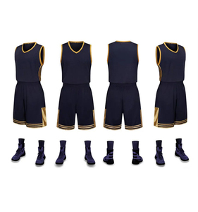 Uniforme de Baloncesto Personalizado, 100% Poliéster Antibacterial, Sin Mangas, Cuello en V, Unisex, Logotipo Personalizado del Equipo, Impresión Digital OEM - Product Image 2