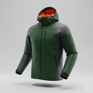 Chaqueta Cortavientos Impermeable con Capucha de Camuflaje para Hombre, Transpirable, Ligera, para Senderismo, Trekking y Viajes - Product Image 6