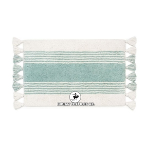 Softer Multicolor Luxury Wholesale Custom Bath Mat Quick Dry Designer Bath Rugs Cotton with Machine Made Technics for Bathrooms - Product Image 3