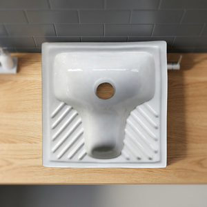 Asian Style Eastern <b>Ceramic</b> Squatting <b>Pan</b> Orissa WC Toilet Floor Mount Porcelain Sanitary Ware For Export - Product Image 6