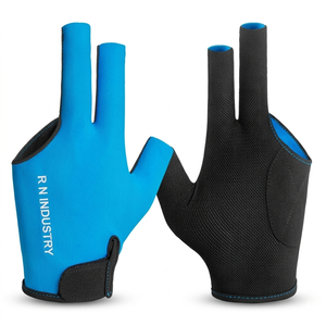 Gants de billard personnalisés avec logo, gants de billard à 3 doigts, gants de snooker respirants, gants de billard professionnels, vente en gros de gants de billard - Product Image 4