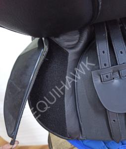 อานม้าม้ากระโดดทำจากหนังภาษาอังกฤษถอดได้ทำจากพลาสติกนุ่มใส่สบายสำหรับขับขี่ที่ทนทาน - Product Image 3