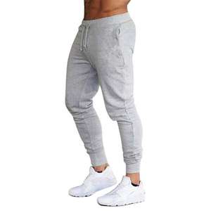 Pantalones Deportivos para Hombre, Nuevos, para Correr, de Algodón Suave, para Fisicoculturismo, Pantalones Largos para Entrenamiento Deportivo - Product Image 1