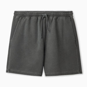 Ensembles d'été décontractés unisexes en gros : shorts et t-shirts, survêtement uni 100 % coton léger et respirant - Product Image 5