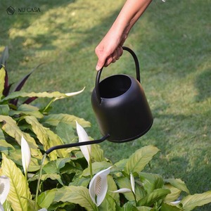Regadera de Metal Estilo Moderno para Jardín, Recubierta de Zinc, Resistente a la Oxidación, con Mango Ergonómico - Product Image 3