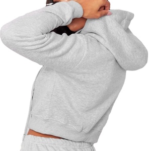 Sudaderas de algodón con capucha para mujer y pantalones de chándal de invierno 4 Way Stretch bordado Technics Sports Gym Wear Logo frontal transpirable - Product Image 3
