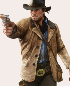 Premium Arthur Morgan RDR2 <b>Western</b> <b>Jacket</b> | Rugged Outlaw Heritage Edition Wholesale Cinematic <b>Western</b> Private Label Custom - Product Image 1