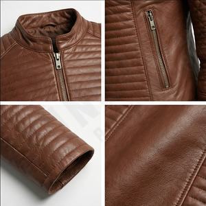 Nuevo diseño hecho a medida chaqueta de cuero de moda para mujer chaqueta de cuero acolchado de oveja de moda para mujer con colores personalizados - Product Image 4