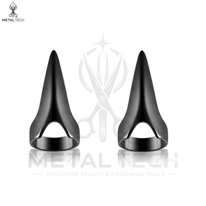 Hair Parting Tool Finger Parting Tool For Sectioning, Uses For Hair Style In Black Color Stainless Steel Product Hair Tools - Product Image 2