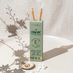 Orinko Siwak Miswak – Lot de 2 bâtonnets traditionnels de soin buccal de qualité supérieure, à base de plantes naturelles pour des dents saines et une haleine fraîche - Product Image 4