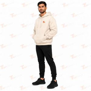 Sudadera con Capucha Casual para Hombre, 100% Algodón, de Alta Calidad, Estilo Oversize, Estampada, para Invierno - Product Image 2