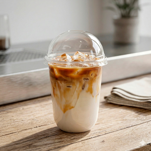 Transparent Disposable Single Wall <b>Plastic</b> <b>Cups</b> 16/22/24o 95mm Diameter Recyclable PP <b>Cup</b> Iced Coffee Tea Cold Drink - Product Image 1