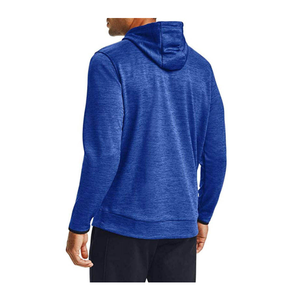 Sweat-shirt à capuche bleu royal pour homme, coupe classique, 100% coton, molleton français, pull décontracté, poche avant, respirant, coupe-vent, hiver - Product Image 3